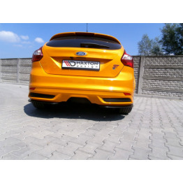 Накладки сплиттеры боковые на задний бампер на Ford Focus III ST